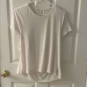 Athleta Cream Short Sleeve Tee
